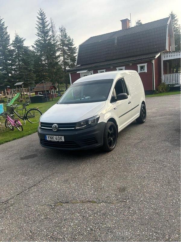 Vit Begagnad 2020 VW Caddy Minibuss | 99 000 kr (Bra pris) - Bild 1/3