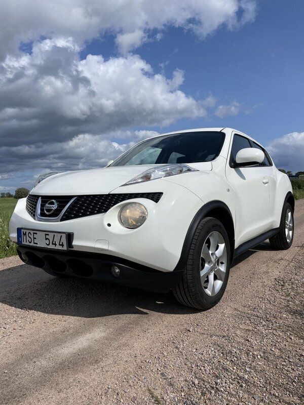 Vit Begagnad 2012 Nissan Juke SUV | 65 000 kr (Bra pris) - Bild 1/4