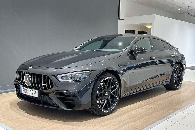 Grå Begagnad 2024 Mercedes AMG GT AMG Sportkupé | 969 000 kr - Bild 1/4