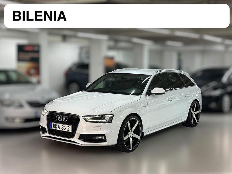 Vit Begagnad 2014 Audi A4 S-Line Kombi | 137 900 kr (Lite dyr) - Bild 1/3