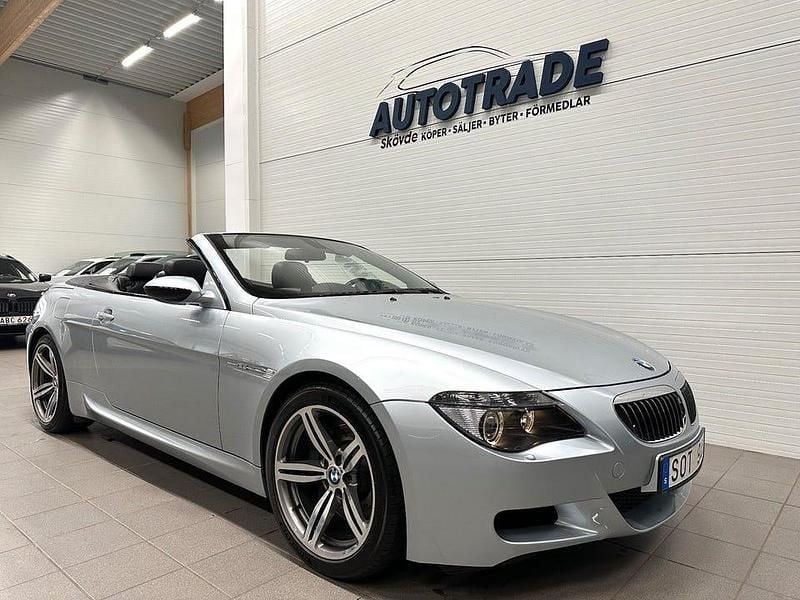 Begagnad BMW M6 Shadowline 507 HK (372 kW) 2007 Blå