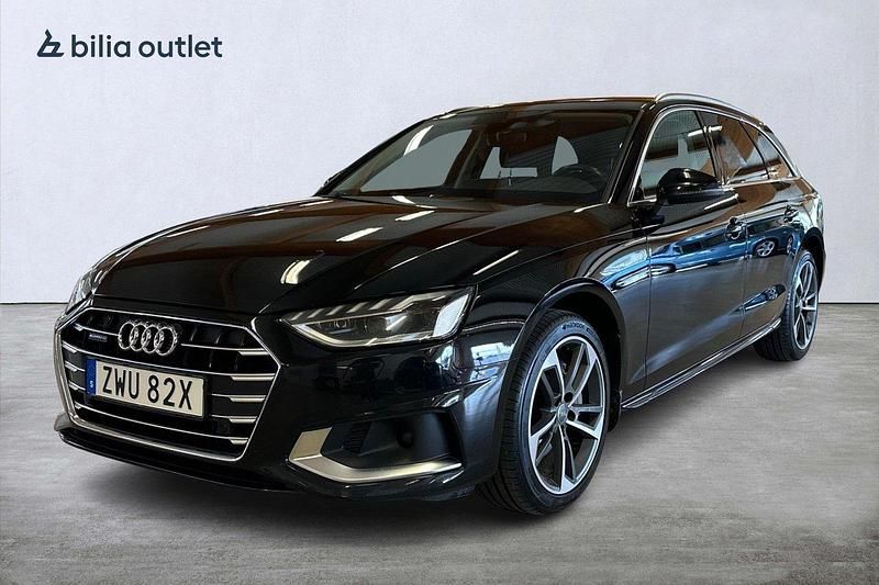 Svart Begagnad 2021 Audi A4 Advanced Kombi | 214 900 kr (Marknadspris) - Bild 1/3