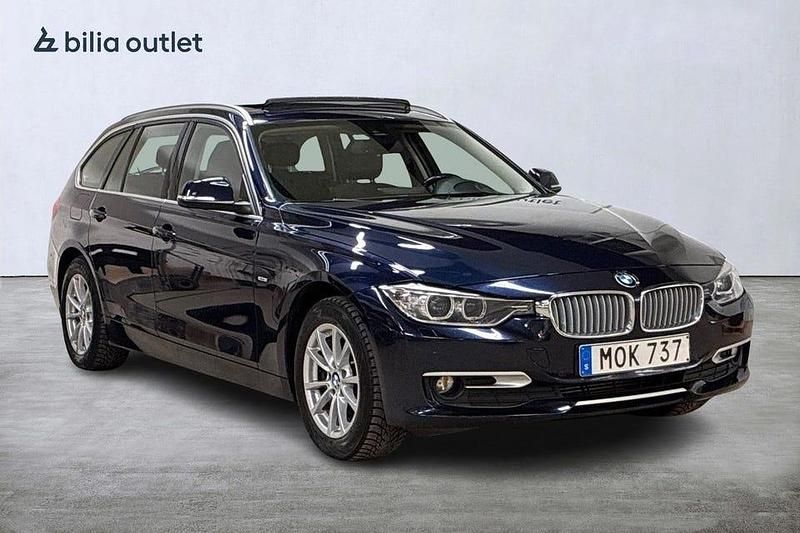 Begagnad BMW 320 Advantage 184 HK (135 kW) 2014 Blå Kombi