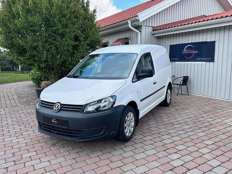 Vit Begagnad 2015 VW Caddy Minibuss | 65 900 kr (Bra pris) - Bild 1/4