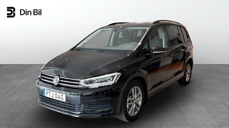 Svart Ny 2024 VW Touran Minibuss | 399 900 kr (Marknadspris) - Bild 1/4