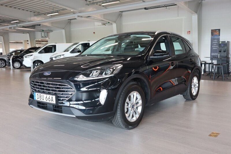 Svart (svart metallic) Begagnad 2022 Ford Kuga Business Edition SUV | 297 800 kr (Lite dyr) - Bild 1/4