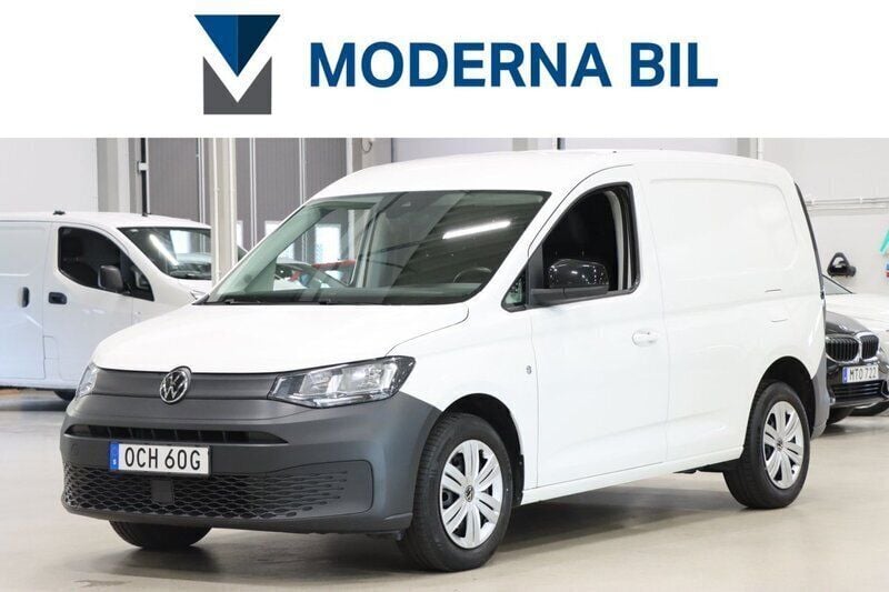 Vit Begagnad 2023 VW Caddy Minibuss | 279 400 kr (Superpris) - Bild 1/4