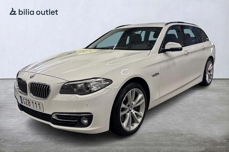 Vit Begagnad 2014 BMW 535 Luxury Line Kombi | 199 000 kr (Bra pris) - Bild 1/4