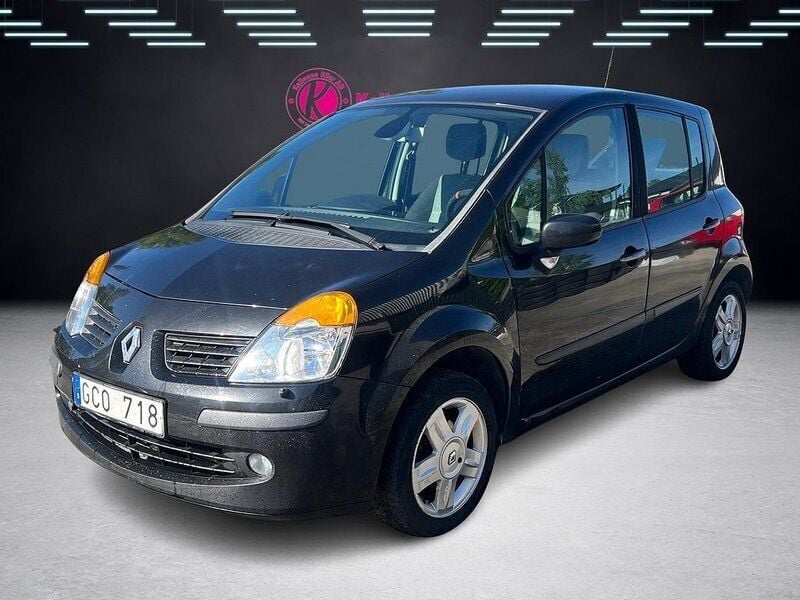 Svart Begagnad 2007 Renault Modus Minibuss | 17 900 kr (Bra pris) - Bild 1/4
