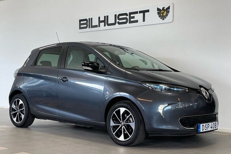 Mörkgrå Begagnad 2018 Renault Zoe Halvkombi | 124 900 kr (Marknadspris) - Bild 1/4