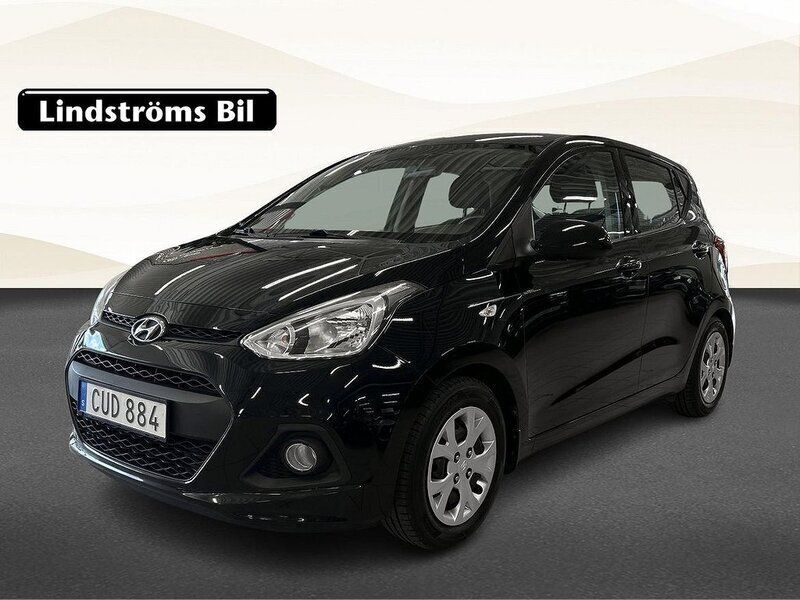 Svart Begagnad 2014 Hyundai i10 Halvkombi | 58 000 kr - Bild 1/3