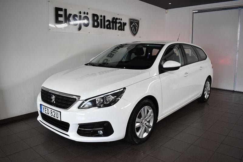 Vit Begagnad 2019 Peugeot 308 Kombi | 139 500 kr (Marknadspris) - Bild 1/4