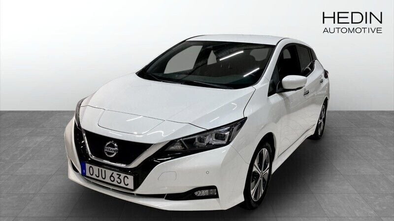Vit Begagnad 2021 Nissan Leaf 360º Halvkombi | 154 900 kr (Superpris) - Bild 1/4