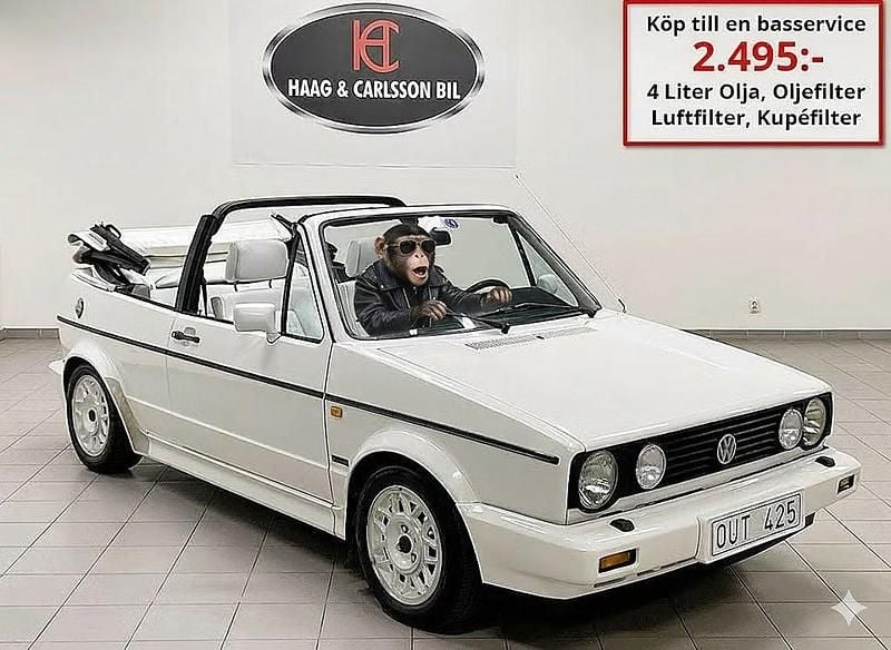 Flerfärgad Begagnad 1989 VW Golf Cabriolet Cab | 99 000 kr - Bild 1/4