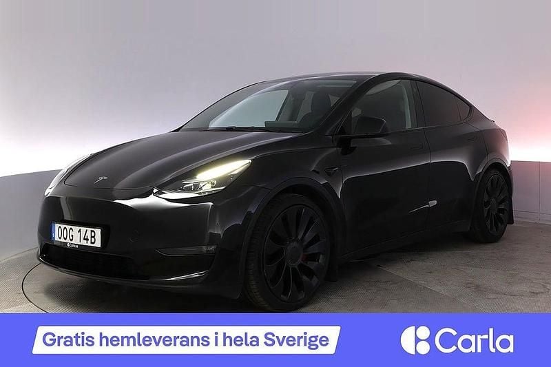 Begagnad Tesla Model Y Performance 392 kW (534 HK) 2022 Svart SUV
