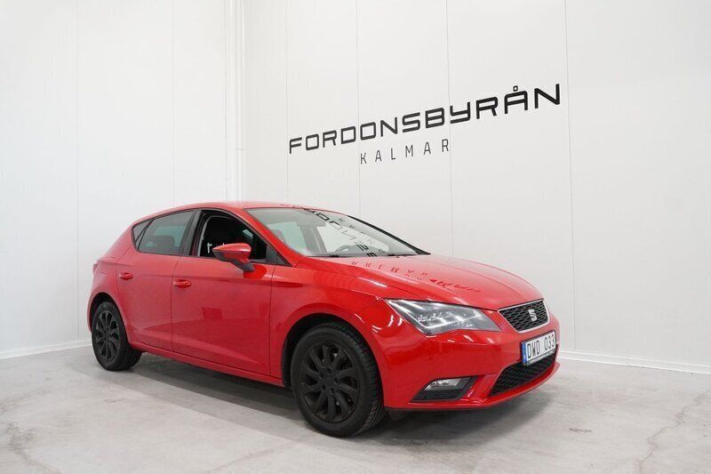 Röd Begagnad 2013 Seat Leon Halvkombi | 79 800 kr (Marknadspris) - Bild 1/4