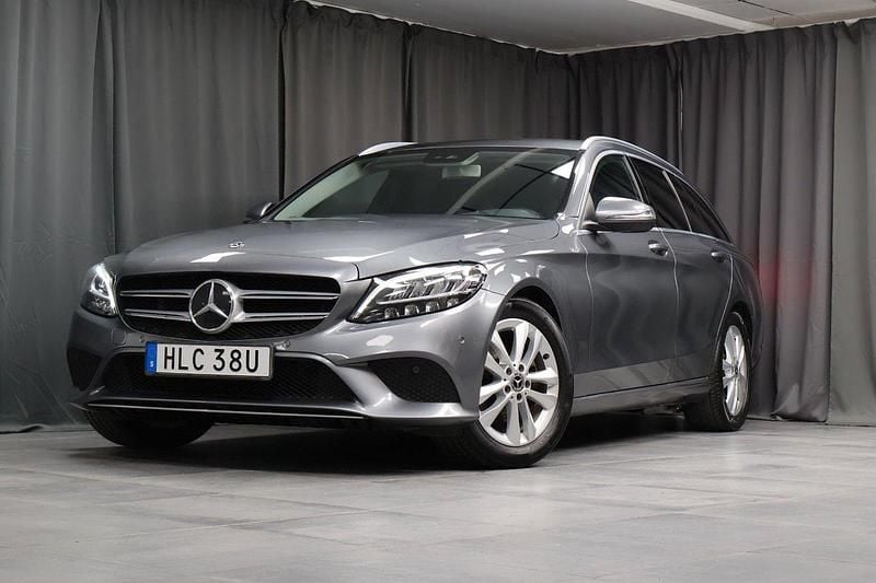 Grå Begagnad 2019 Mercedes C200 Advanced Plus Kombi | 219 000 kr (Superpris) - Bild 1/4