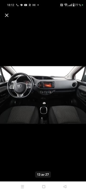 Begagnad 2015 Toyota Yaris Halvkombi | 98 900 kr (Marknadspris) - Bild 1/4