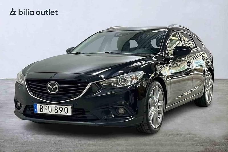 Svart Begagnad 2014 Mazda 6 Kombi | 99 900 kr - Bild 1/1