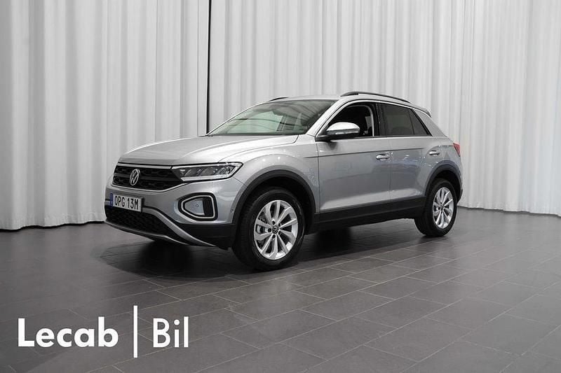 Silver (pyrit silver metallic) Ny 2025 VW T-Roc Life SUV | 329 500 kr (Bra pris) - Bild 1/4