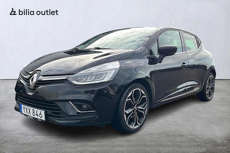 Svart Begagnad 2018 Renault Clio IV Intens Halvkombi | 104 900 kr (Marknadspris) - Bild 1/3