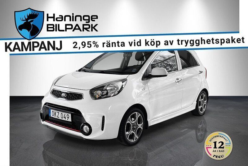 Vit Begagnad 2016 Kia Picanto Halvkombi | 109 900 kr (Marknadspris) - Bild 1/4