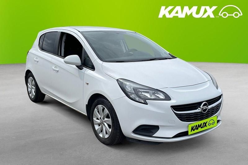 Vit Begagnad 2016 Opel Corsa Enjoy Halvkombi | 114 700 kr (Marknadspris) - Bild 1/4