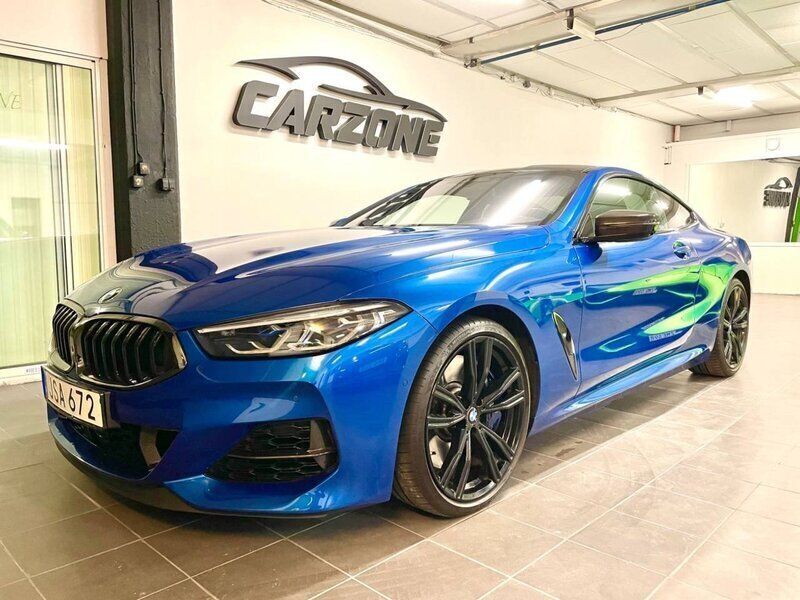 Blå Begagnad 2018 BMW M850 Sportkupé | 849 000 kr - Bild 1/4
