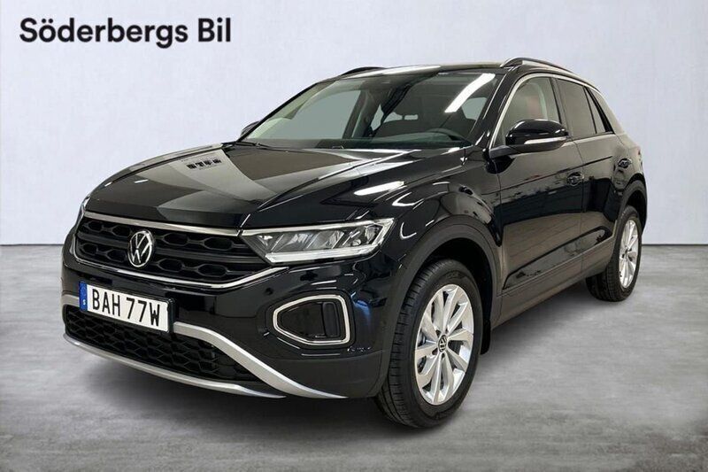 Svart Ny 2025 VW T-Roc Edition SUV | 377 800 kr (Marknadspris) - Bild 1/4