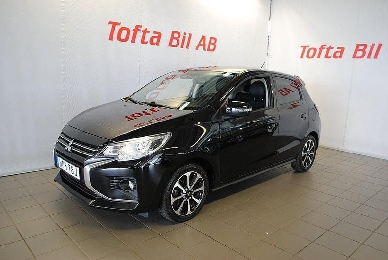 Svart Begagnad 2022 Mitsubishi Space Star Halvkombi | 139 000 kr (Bra pris) - Bild 1/4