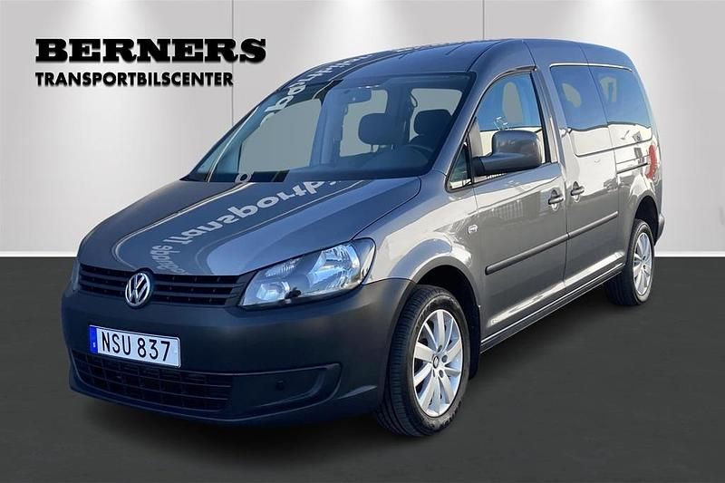 Grå Begagnad 2015 VW Caddy Maxi Minibuss | 199 000 kr - Bild 1/4