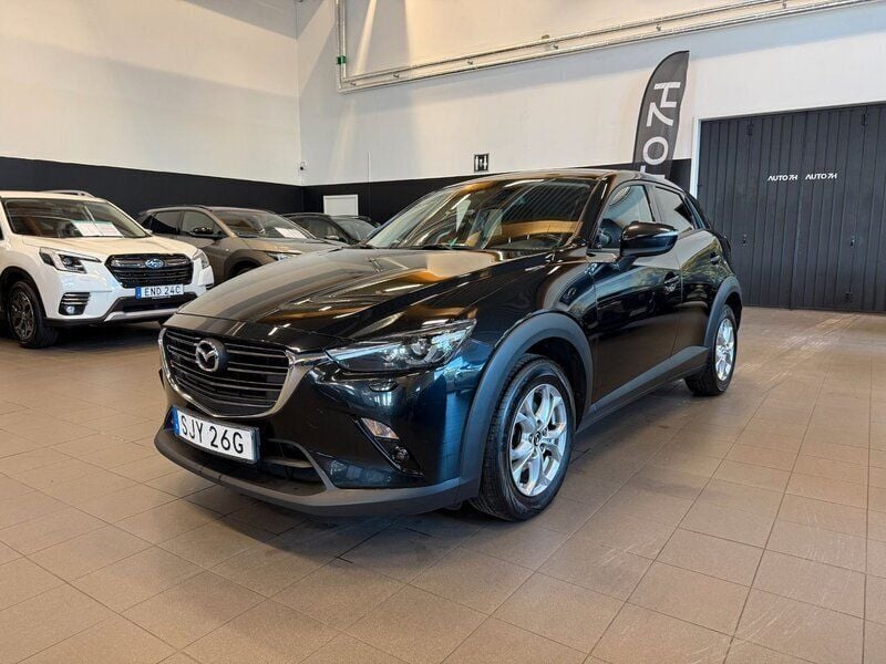 Svart Begagnad 2019 Mazda CX-3 Vision SUV | 184 900 kr (Marknadspris) - Bild 1/4