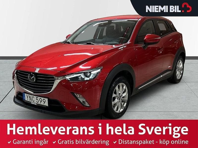 Begagnad Mazda CX-3 Optimum 120 HK (88 kW) 2018 Röd SUV
