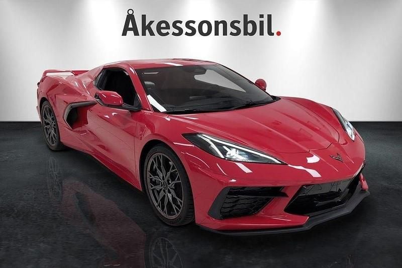 Begagnad Chevrolet Corvette Stingray 482 HK (354 kW) 2024 Röd Cab