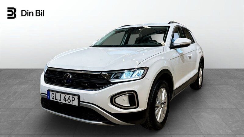 Vit Begagnad 2023 VW T-Roc SUV | 269 900 kr (Superpris) - Bild 1/4
