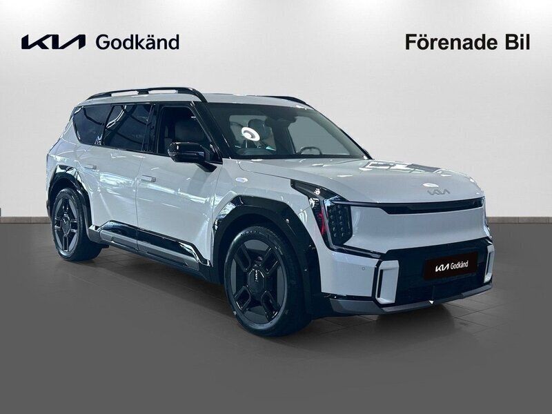 Vit Begagnad 2024 Kia EV9 GT-Line SUV | 779 000 kr (Marknadspris) - Bild 1/4