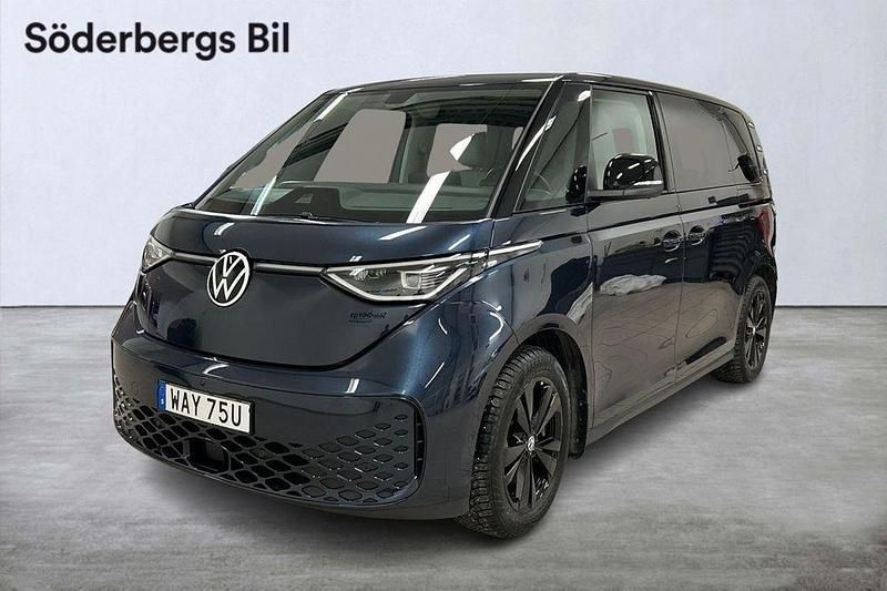 Mörkblå Begagnad 2023 VW ID. Buzz Pro Van | 569 800 kr (Marknadspris) - Bild 1/3