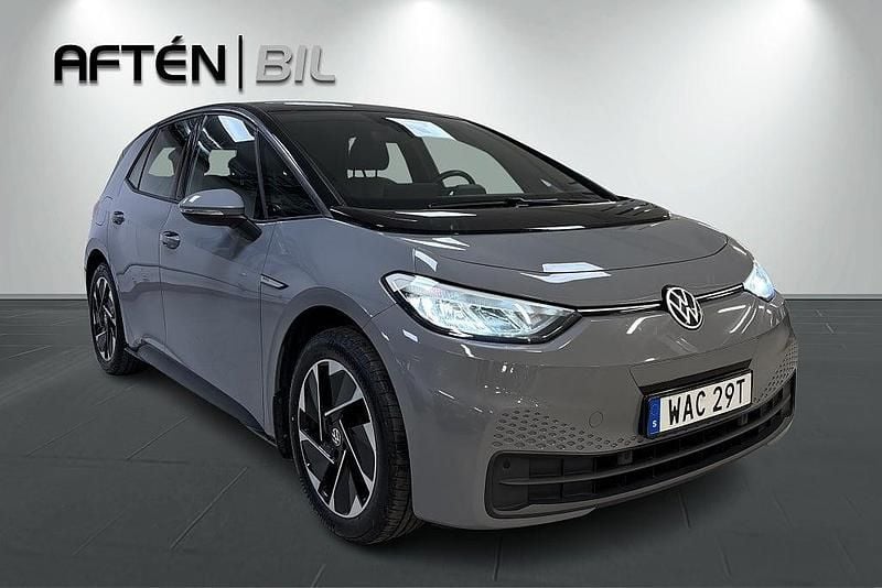 Begagnad VW ID.3 Pro Performance 150 kW (204 HK) 2022 Grå Halvkombi
