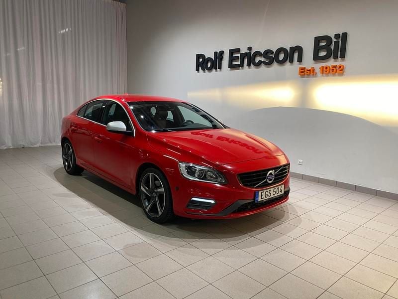 Röd Begagnad 2016 Volvo S60 Business Edition Sedan | 179 500 kr (Marknadspris) - Bild 1/4