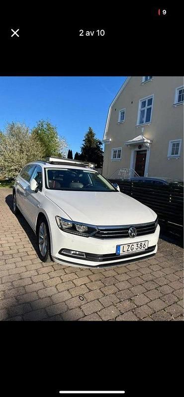 Vit Begagnad 2016 VW Passat GT Kombi | 135 000 kr (Marknadspris) - Bild 1/4