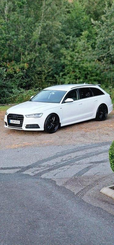 Vit Begagnad 2017 Audi A6 Kombi | 200 000 kr (Marknadspris) - Bild 1/4