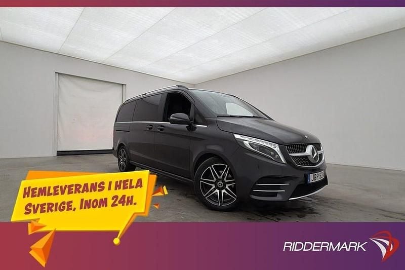 Mgrå Begagnad 2022 Mercedes V300 Avantgarde Minibuss | 649 800 kr (Bra pris) - Bild 1/3