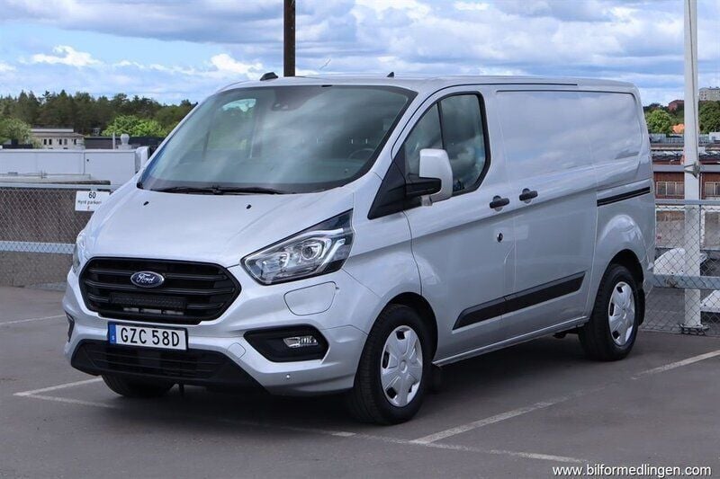 Grå (silver) Begagnad 2022 Ford Transit Custom Van | 248 500 kr (Marknadspris) - Bild 1/4