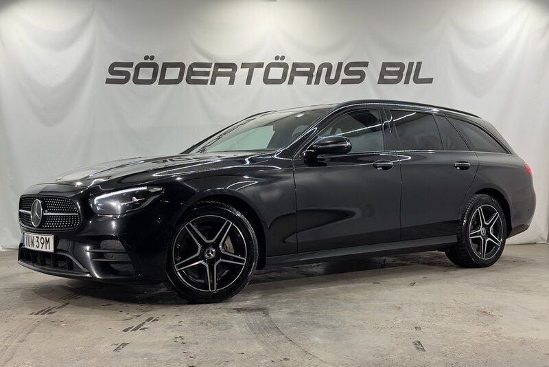 Svart Begagnad 2022 Mercedes E300 AMG Kombi | 299 900 kr (Bra pris) - Bild 1/4