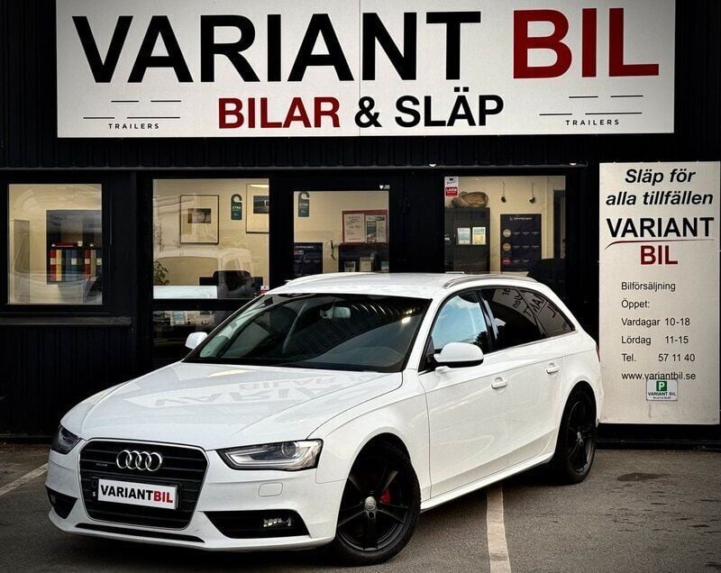 Vit Begagnad 2013 Audi A4 Comfort Kombi | 99 700 kr (Marknadspris) - Bild 1/4