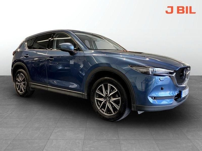 Blå Begagnad 2018 Mazda CX-5 Optimum SUV | 244 900 kr (Lite dyr) - Bild 1/4
