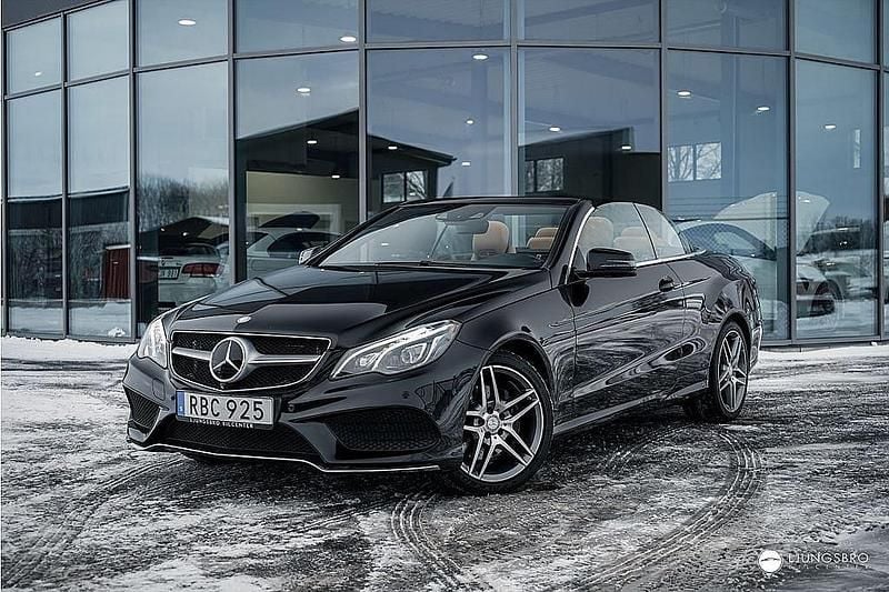 Begagnad Mercedes E320 AMG 272 HK (200 kW) 2015 Svart Cab