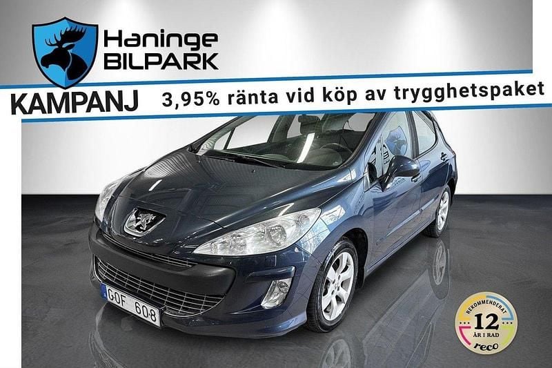 Blå Begagnad 2008 Peugeot 308 Halvkombi | 49 995 kr (Marknadspris) - Bild 1/2