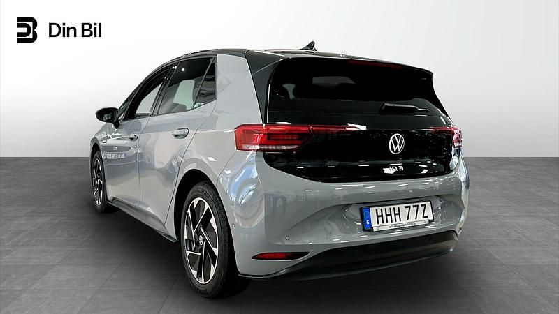 Begagnad VW ID.3 Pro Performance 150 kW (204 HK) 2022 Grå Halvkombi