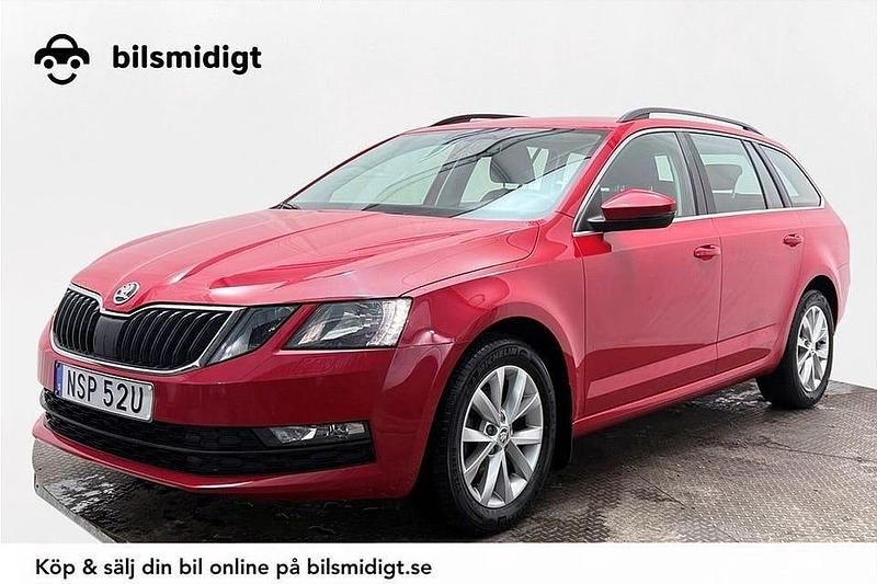 Röd Begagnad 2019 Skoda Octavia G-TEC Ambition Kombi | 189 800 kr (Dyr) - Bild 1/3